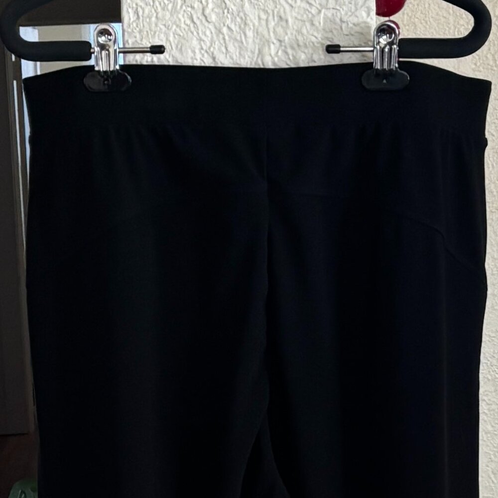 Halara High Waisted Side Pocket Wide Leg Micro Black XL Tall - Picture 3 of 5